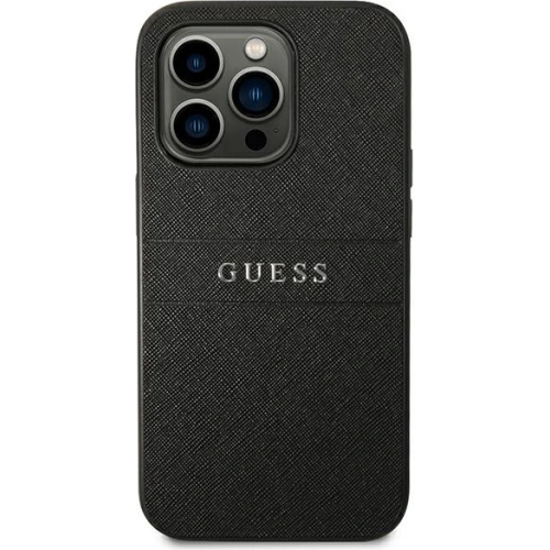 Kup Etui Guess GUHCP14LPSASBBK Apple iPhone 14 Pro černý/black Saffiano Strap - GUE1896 - {ean13} - Sklep Home Screen