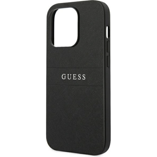 Kup Etui Guess GUHCP14LPSASBBK Apple iPhone 14 Pro černý/black Saffiano Strap - GUE1896 - {ean13} - Sklep Home Screen