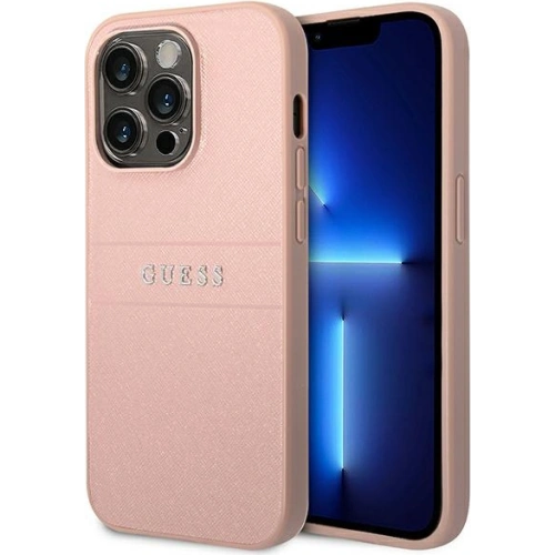 Kup Etui Guess GUHCP14LPSASBPI Apple iPhone 14 Pro rózsaszín/pink Saffiano pánt - GUE1897 - {ean13} - Sklep Home Screen