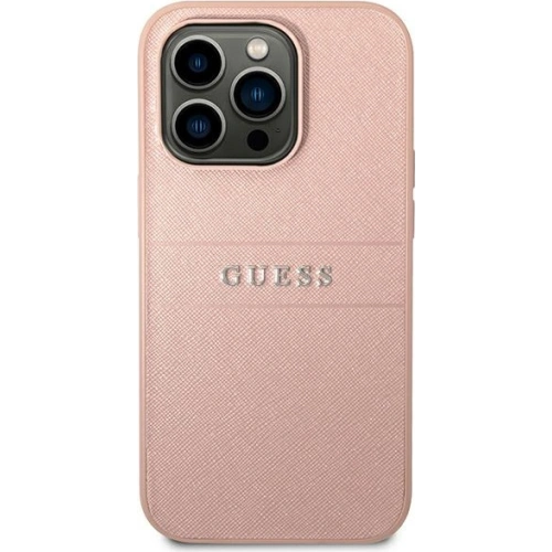Kup Etui Guess GUHCP14LPSASBPI Apple iPhone 14 Pro rózsaszín/pink Saffiano pánt - GUE1897 - {ean13} - Sklep Home Screen