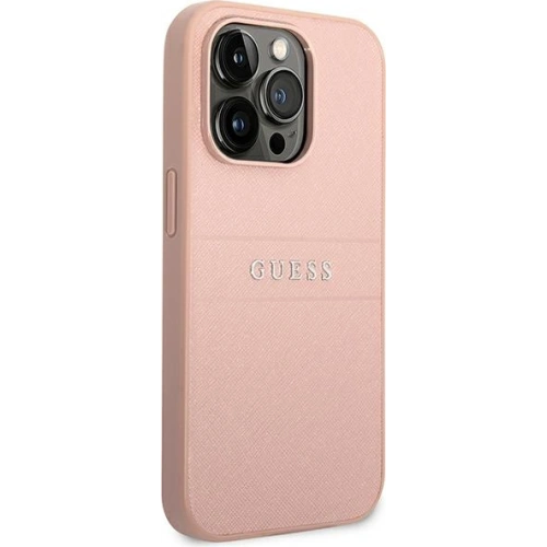 Kup Etui Guess GUHCP14LPSASBPI Apple iPhone 14 Pro rózsaszín/pink Saffiano pánt - GUE1897 - {ean13} - Sklep Home Screen