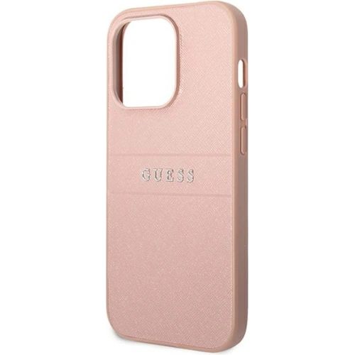 Kup Etui Guess GUHCP14LPSASBPI Apple iPhone 14 Pro rózsaszín/pink Saffiano pánt - GUE1897 - {ean13} - Sklep Home Screen