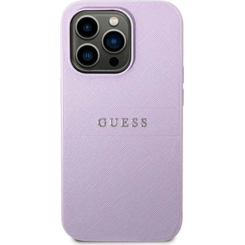 Kup Etui Guess GUHCP14LPSASBPU Apple iPhone 14 Pro fialové/purple Saffiano Strap - GUE1898 - {ean13} - Sklep Home Screen