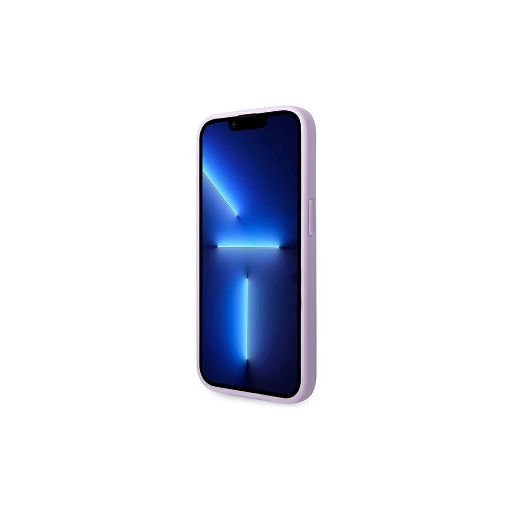 Etui Guess GUHCP14LPSASBPU Apple iPhone 14 Pro fioletowy/purple Saffiano Strap