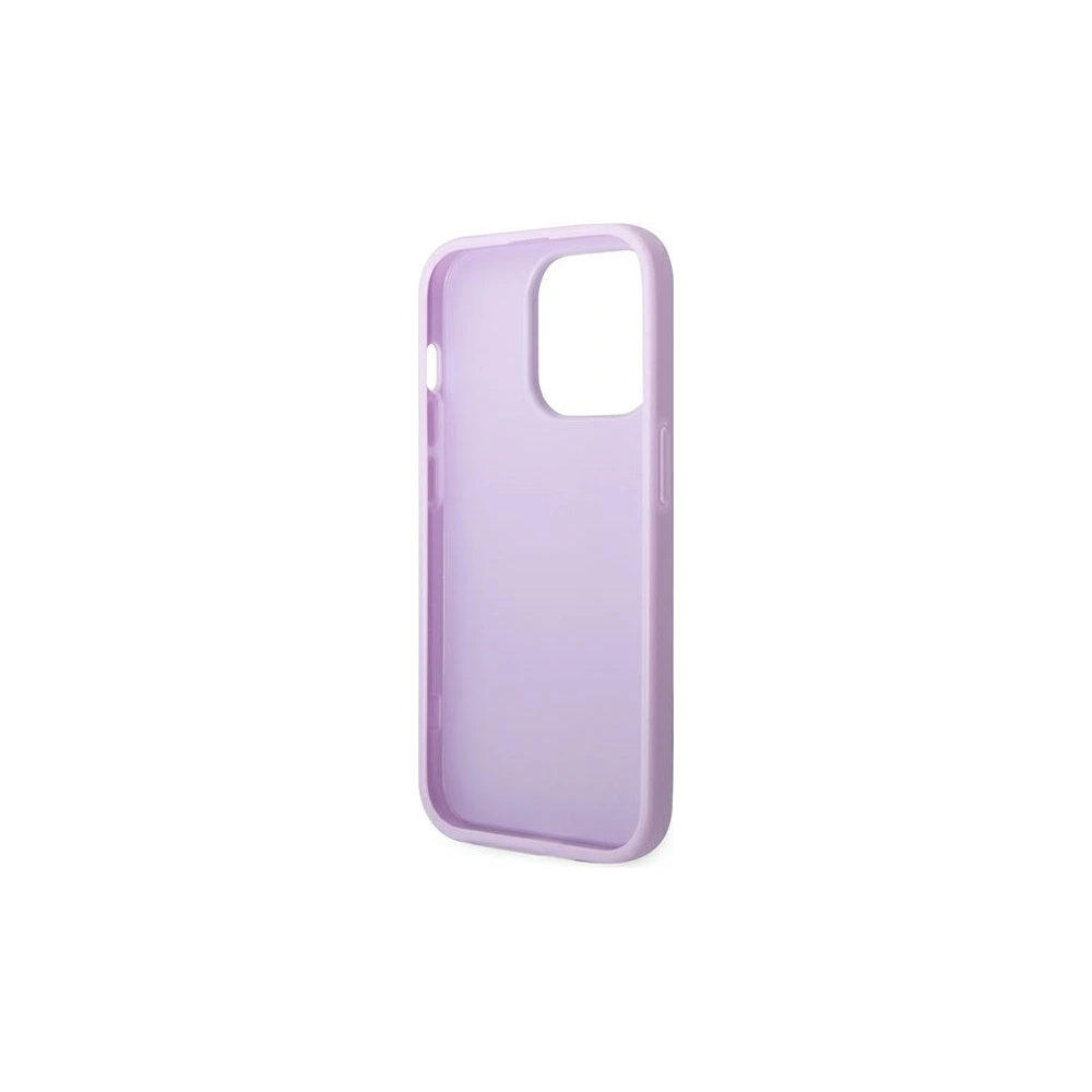 Etui Guess GUHCP14LPSASBPU Apple iPhone 14 Pro fioletowy/purple Saffiano Strap