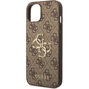 Etui Guess GUHCP14M4GMGBR Apple iPhone 14 Plus / 15 Plus brązowy/brown hardcase 4G Big Metal Logo
