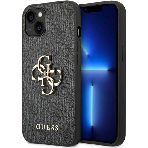 Buy Guess GUHCP14M4GMGGR Apple iPhone 14 Plus / 15 Plus grey hardcase 4G Big Metal Logo - GUE1901 - {ean13} - Home Screen Store Europe