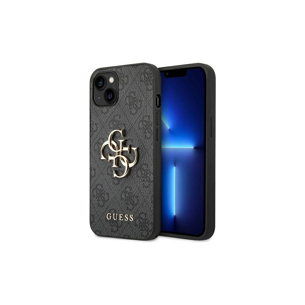 Etui Guess GUHCP14M4GMGGR Apple iPhone 14 Plus / 15 Plus szary/grey hardcase 4G Big Metal Logo