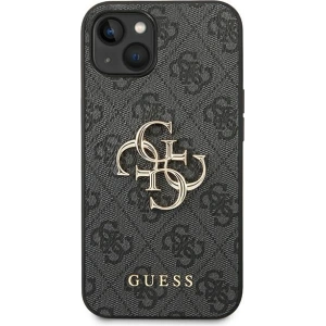 Etui Guess GUHCP14M4GMGGR Apple iPhone 14 Plus / 15 Plus szary/grey hardcase 4G Big Metal Logo