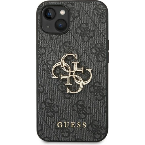 Buy Guess GUHCP14M4GMGGR Apple iPhone 14 Plus / 15 Plus grey hardcase 4G Big Metal Logo - GUE1901 - {ean13} - Home Screen Store Europe