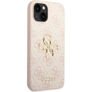 Etui Guess GUHCP14M4GMGPI Apple iPhone 14 Plus / 15 Plus różowy/pink hardcase 4G Big Metal Logo