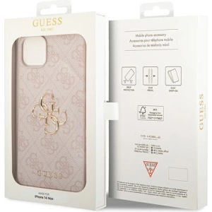 Etui Guess GUHCP14M4GMGPI Apple iPhone 14 Plus / 15 Plus różowy/pink hardcase 4G Big Metal Logo