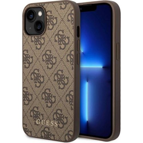 Kup Etui Guess GUHCP14MG4GFBR Apple iPhone 14 Plus / 15 Plus barna/brown kemény tok 4G Fém Arany Logó - GUE1903 - {ean13} - Sklep Home Screen