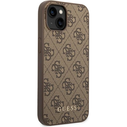 Kup Etui Guess GUHCP14MG4GFBR Apple iPhone 14 Plus / 15 Plus barna/brown kemény tok 4G Fém Arany Logó - GUE1903 - {ean13} - Sklep Home Screen