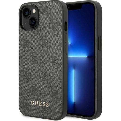 Kup Etui Guess GUHCP14MG4GFGR Apple iPhone 14 Plus / 15 Plus szürke/grey kemény tok 4G Metal Gold Logo - GUE1904 - {ean13} - Sklep Home Screen