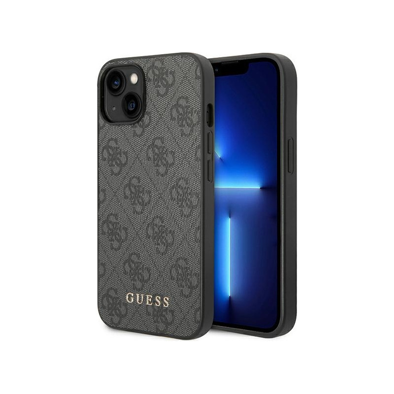 Kup Etui Guess GUHCP14MG4GFGR Apple iPhone 14 Plus szary/grey hard case 4G Metal Gold Logo - 3666339094041 - GUE1904 - Homescreen.pl