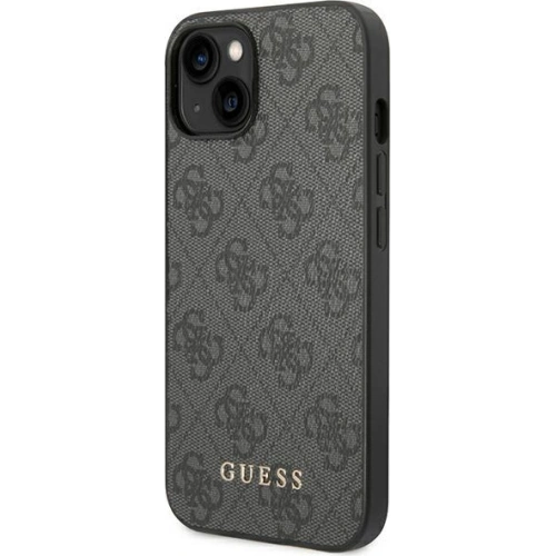 Kup Case Guess GUHCP14MG4GFGR Apple iPhone 14 Plus / 15 Plus grau/grey Hardcase 4G Metall Gold-Logo - GUE1904 - {ean13} - Sklep Home Screen