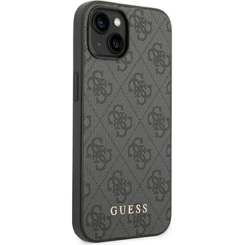 Kup Case Guess GUHCP14MG4GFGR Apple iPhone 14 Plus / 15 Plus grau/grey Hardcase 4G Metall Gold-Logo - GUE1904 - {ean13} - Sklep Home Screen