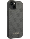 Kup Case Guess GUHCP14MG4GFGR Apple iPhone 14 Plus / 15 Plus grau/grey Hardcase 4G Metall Gold-Logo - GUE1904 - {ean13} - Sklep Home Screen