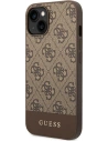 Buy Guess GUHCP14MG4GLBR Apple iPhone 14 Plus / 15 Plus brown hard case 4G Stripe Collection - GUE1906 - {ean13} - Home Screen Store Europe