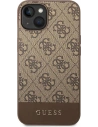Buy Guess GUHCP14MG4GLBR Apple iPhone 14 Plus / 15 Plus brown hard case 4G Stripe Collection - GUE1906 - {ean13} - Home Screen Store Europe