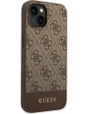 Buy Guess GUHCP14MG4GLBR Apple iPhone 14 Plus / 15 Plus brown hard case 4G Stripe Collection - GUE1906 - {ean13} - Home Screen Store Europe