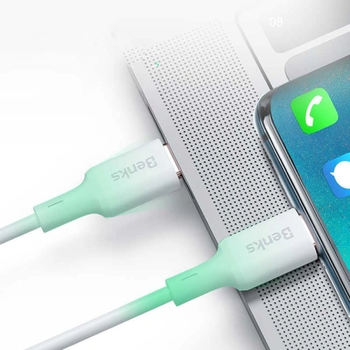 Kup Kabel Benks D36 USB-C do USB-C 1,2m White - BKS207WHT - {ean13} - Sklep Home Screen