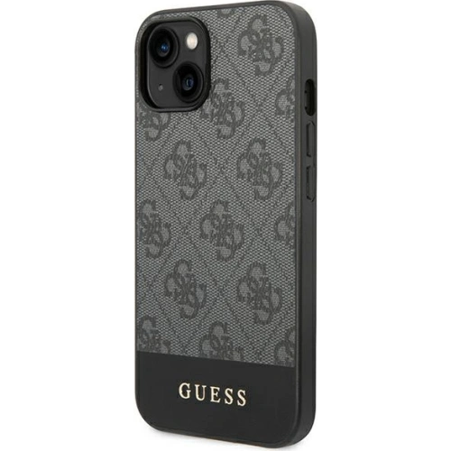 Kup Etui Guess GUHCP14MG4GLGR Apple iPhone 14 Plus / 15 Plus gri/grey carcasă rigidă Colecția 4G Stripe - GUE1907 - {ean13} - Sklep Home Screen
