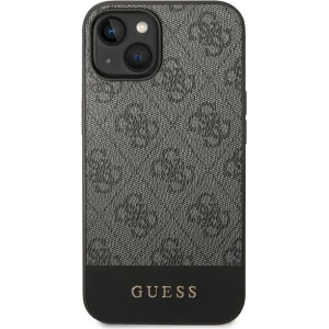 Etui Guess GUHCP14MG4GLGR Apple iPhone 14 Plus / 15 Plus szary/grey hard case 4G Stripe Collection