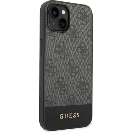 Kup Etui Guess GUHCP14MG4GLGR Apple iPhone 14 Plus / 15 Plus gri/grey carcasă rigidă Colecția 4G Stripe - GUE1907 - {ean13} - Sklep Home Screen