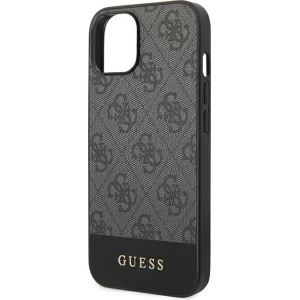 Etui Guess GUHCP14MG4GLGR Apple iPhone 14 Plus / 15 Plus szary/grey hard case 4G Stripe Collection