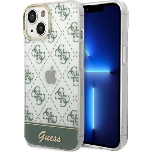 Kup Etui Guess GUHCP14MHG4MHA Apple iPhone 14 Plus / 15 Plus khaki kemény tok 4G Minta Script - GUE1909 - {ean13} - Sklep Home Screen