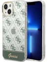 Etui Guess GUHCP14MHG4MHA Apple iPhone 14 Plus / 15 Plus khaki tvrdý obal 4G Pattern Script