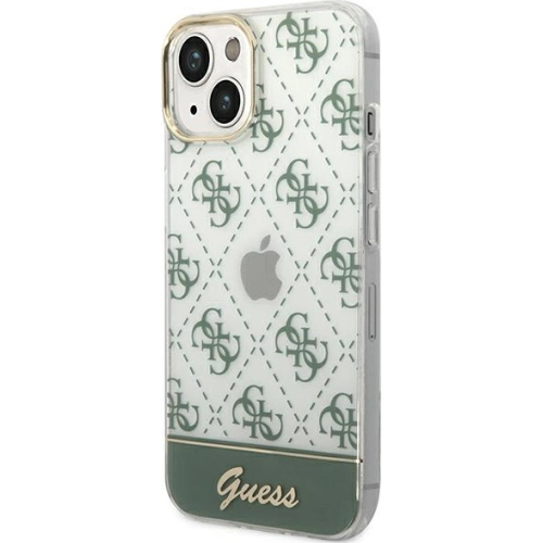 Kup Etui Guess GUHCP14MHG4MHA Apple iPhone 14 Plus / 15 Plus khaki kemény tok 4G Minta Script - GUE1909 - {ean13} - Sklep Home Screen