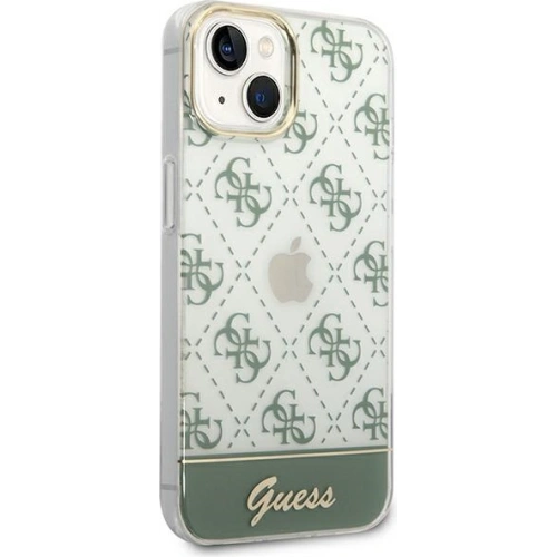 Kup Etui Guess GUHCP14MHG4MHA Apple iPhone 14 Plus / 15 Plus khaki kemény tok 4G Minta Script - GUE1909 - {ean13} - Sklep Home Screen