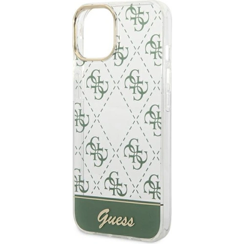 Kup Etui Guess GUHCP14MHG4MHA Apple iPhone 14 Plus / 15 Plus khaki kemény tok 4G Minta Script - GUE1909 - {ean13} - Sklep Home Screen