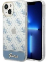 Etui Guess GUHCP14MHG4MHB Apple iPhone 14 Plus / 15 Plus kék/kék kemény tok 4G Pattern Script