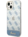 Kup Etui Guess GUHCP14MHG4MHB Apple iPhone 14 Plus / 15 Plus albastru/blue hardcase 4G Pattern Script - GUE1910 - {ean13} - Sklep Home Screen