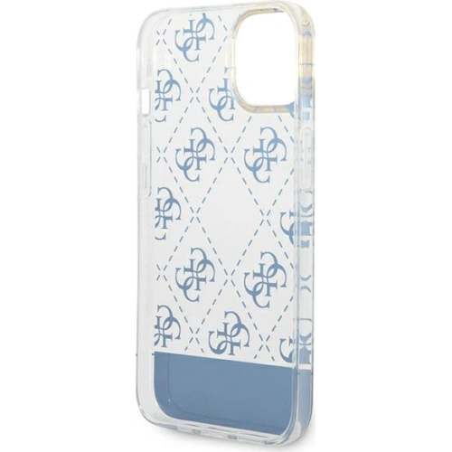 Kup Etui Guess GUHCP14MHG4MHB Apple iPhone 14 Plus / 15 Plus albastru/blue hardcase 4G Pattern Script - GUE1910 - {ean13} - Sklep Home Screen