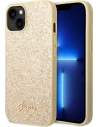 Case Guess GUHCP14MHGGSHD Apple iPhone 14 Plus / 15 Plus gold/hartes Gehäuse Glitter Script