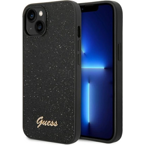 Kup Etui Guess GUHCP14MHGGSHK Apple iPhone 14 Plus / 15 Plus negru/black hard case Glitter Script - GUE1912 - {ean13} - Sklep Home Screen