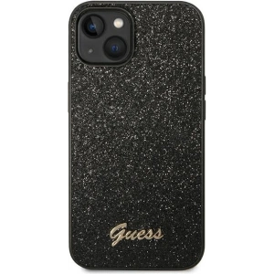 Etui Guess GUHCP14MHGGSHK Apple iPhone 14 Plus / 15 Plus czarny/black hard case Glitter Script