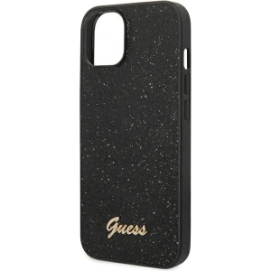 Etui Guess GUHCP14MHGGSHK Apple iPhone 14 Plus / 15 Plus czarny/black hard case Glitter Script