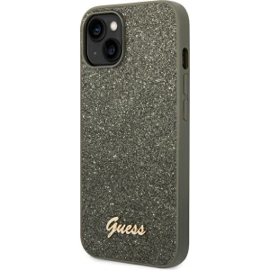Etui Guess GUHCP14MHGGSHN Apple iPhone 14 Plus / 15 Plus zielony/green hard case Glitter Script