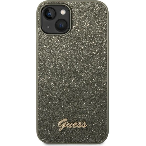 Kup Etui Guess GUHCP14MHGGSHN Apple iPhone 14 Plus / 15 Plus zöld/green kemény tok Glitter Script - GUE1913 - {ean13} - Sklep Home Screen