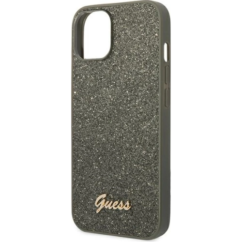 Kup Etui Guess GUHCP14MHGGSHN Apple iPhone 14 Plus / 15 Plus zöld/green kemény tok Glitter Script - GUE1913 - {ean13} - Sklep Home Screen