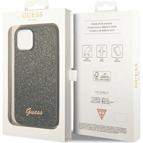 Buy Guess GUHCP14MHGGSHN Apple iPhone 14 Plus / 15 Plus green hard case Glitter Script - GUE1913 - {ean13} - Home Screen Store Europe