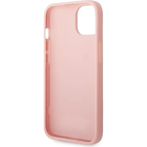 Etui Guess GUHCP14MHGGSHP Apple iPhone 14 Plus / 15 Plus różowy/pink hard case Glitter Script