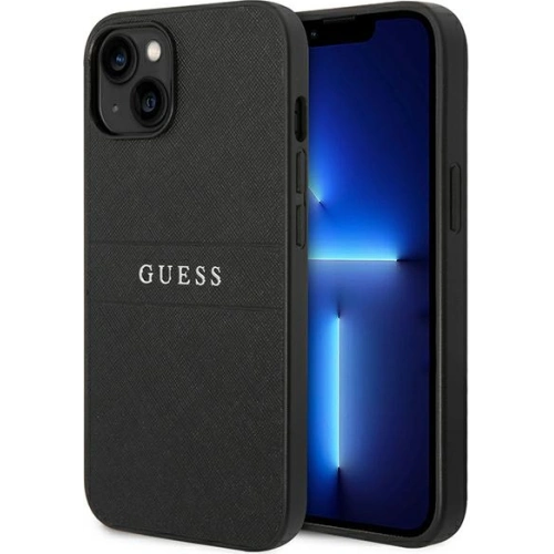 Kup Case Guess GUHCP14MPSASBBK Apple iPhone 14 Plus / 15 Plus schwarz/schwarz Saffiano Strap - GUE1915 - {ean13} - Sklep Home Screen