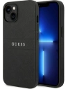 Guess GUHCP14MPSASBBK Apple iPhone 14 Plus / 15 Plus black Saffiano Strap